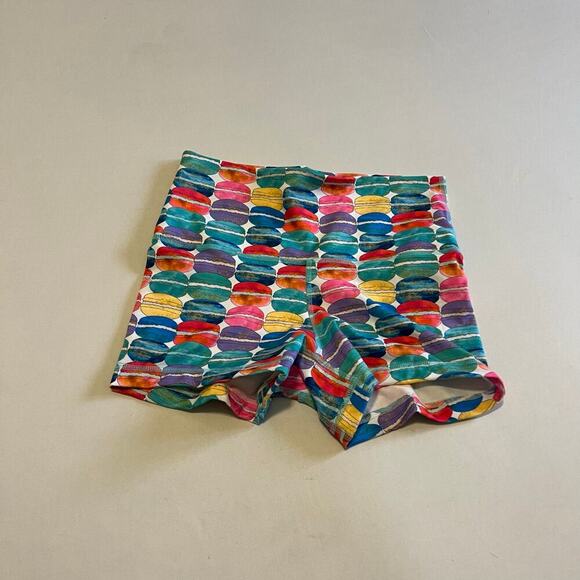 Rok the Box Macaroon 3.5" booty workout shorts Highwaist No Elastic M - Picture 1 of 6